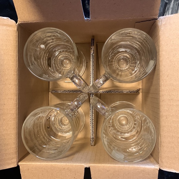 Set of 4 Princess House “Heritage” Collection Irish Coffee Mugs new in box - Picture 2 of 5